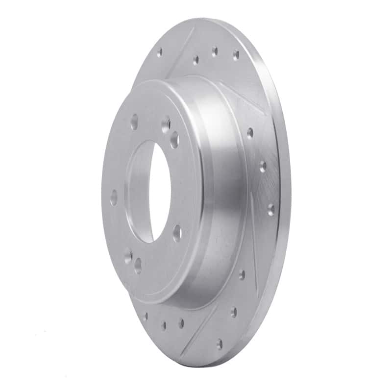 R1 Concepts — R1 11-25 Hyundai Elantra Coupe Rear Left Drilled & Slotted Silver Brake Rotor
R1 Brake Rotor Drill - view 2