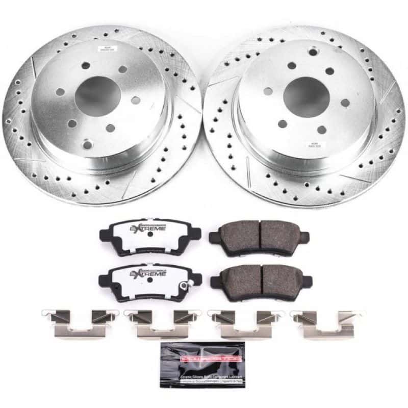 PowerStop — Power Stop 05-12 Nissan Pathfinder Rear Z36 Truck & Tow Brake Kit - view 1