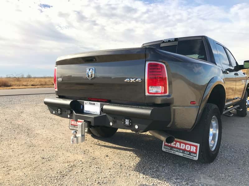 Road Armor — Road Armor 10-18 Dodge 2500 Vaquero Rear Non-Winch Bumper - Tex Blk - view 4