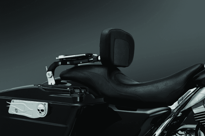 Kuryakyn — Kuryakyn Multi-Purpose Backrest Black & Chrome - view 2