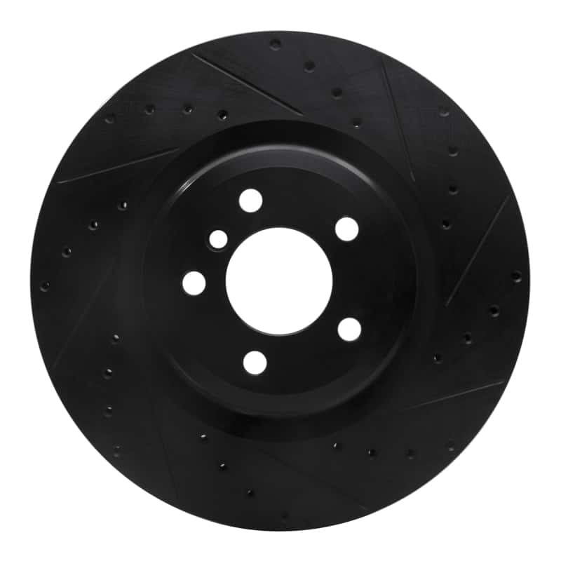 R1 Concepts — R1 09-19 BMW 760LI Rear Right Drilled & Slotted Black Brake Rotor
R1 Brake Rotor Drill - view 1