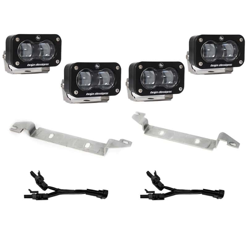 Baja Designs — Baja Designs 2022+ Toyota Tundra S2 SAE OEM Fog Light Replacement Kit - Clear - view 1