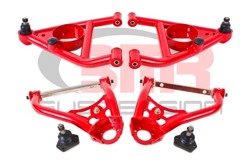 BMR Suspension — BMR 67-69 1st Gen F-Body Upper And Lower A-Arm Kit - Red
A-arm kit - view 1