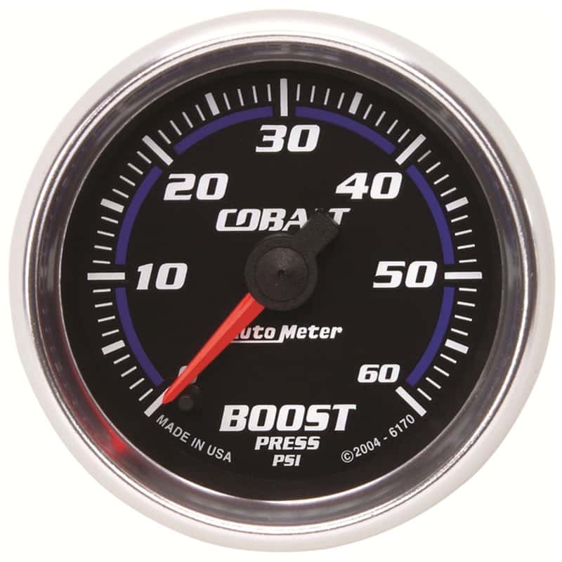 AutoMeter — Autometer Cobalt 52mm 0-60 PSi Boost Gauge
GA 2" BST 60 STPR CB - view 1