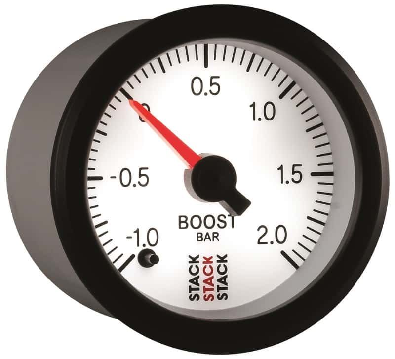AutoMeter — Autometer Stack 52mm -1 to +2 Bar (Incl T-Fitting) Pro Stepper Motor Boost Pressure Gauge - White
Ga Bst PrStpr W 2Bar - view 6