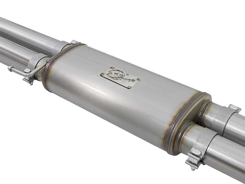aFe — aFe MACHForce XP 3in 409-SS Exhaust Cat-Back 2017 Ford F-150 Raptor V6-3.5L (tt) w/ Black Tip
Cat-Back Exhaust - view 3