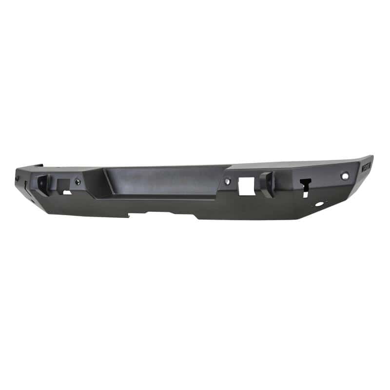 Westin — Westin 18-19 Jeep Wrangler JL WJ2 Rear Bumper w/ Sensors (Excl. Wrangler JK) - Textured Black
Bumper- Rear
Bumper-Rear - view 1