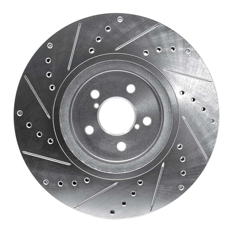 R1 Concepts — R1 05-18 Subaru Outback Front Right Drilled & Slotted Silver Brake Rotor
R1 Brake Rotor Drill - view 5