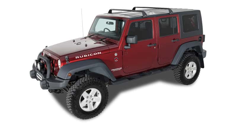 Rhino-Rack — Rhino-Rack 07-22 Jeep Wrangler JK/JL 4 Door Hard Top Vortex SG 2 Bar Roof Rack - Black
Roof Rack - view 1