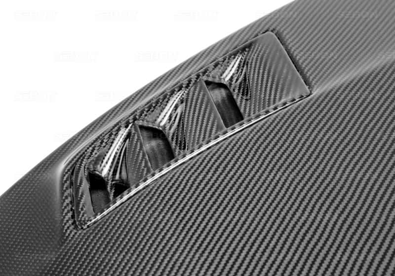 Seibon — Seibon 06-10 Honda Civic 4 Door JDM / Acura CSX (FD1/2/3/5) MG II Carbon Fiber Hood - view 3