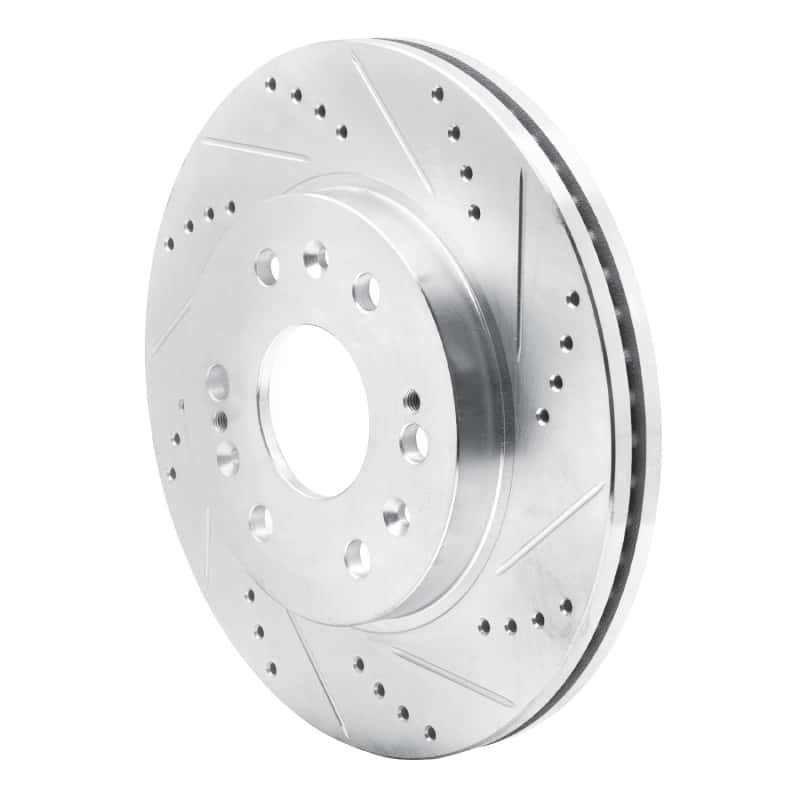 DFC — DFC 05-20 Cadillac Escalade EXT Front Right Drilled & Slotted Silver Brake Rotor - view 2