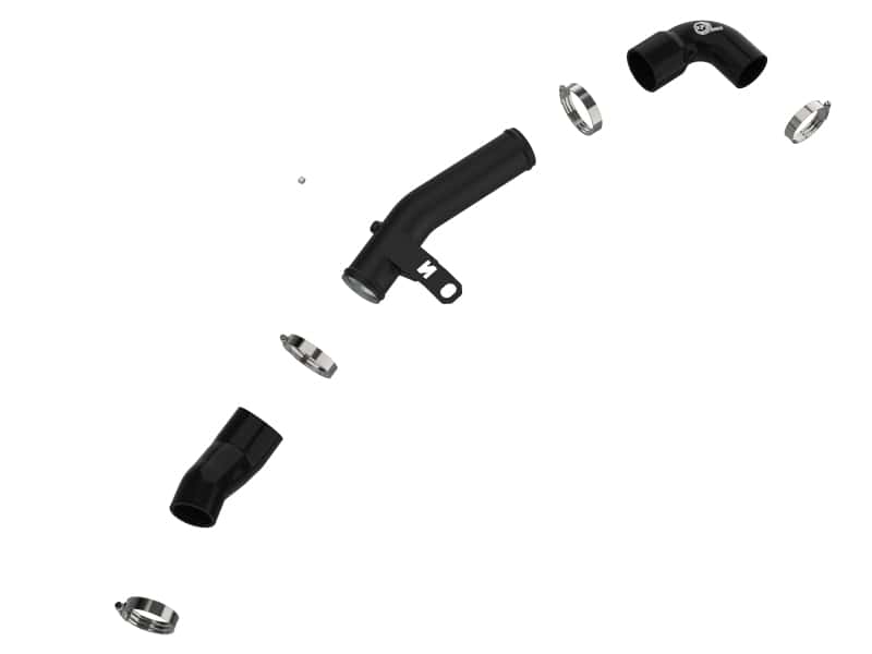 aFe — aFe 19-22 Hyundai Veloster N L4 2.0L (t) BladeRunner 2-1/2in Aluminum Hot Charge Pipe - Black
Hot Charge Pipe - view 2