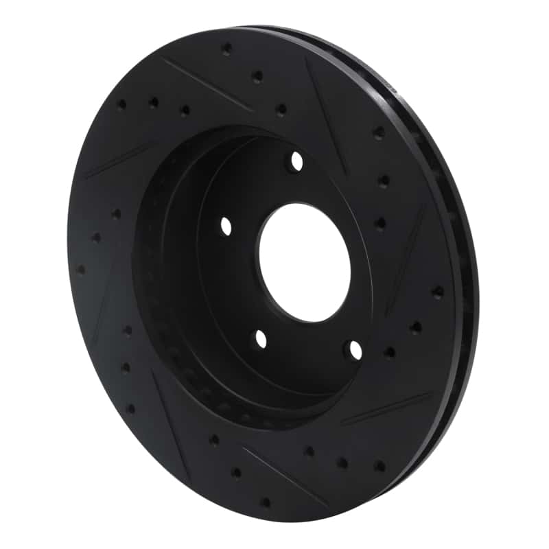 R1 Concepts — R1 78-81 Pontiac Firebird Rear Left Drilled & Slotted Black Brake Rotor
R1 Brake Rotor Drill - view 4