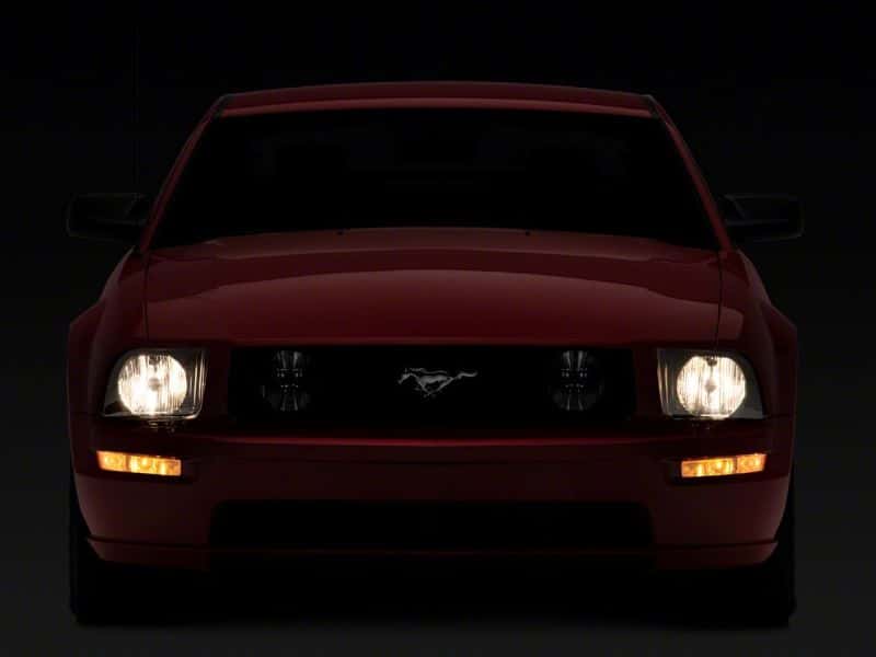 Raxiom — Raxiom 05-09 Ford Mustang Axial Series OEM Style Rep Headlights- Chrome Housing- Smoked Lens
Headlights - view 6