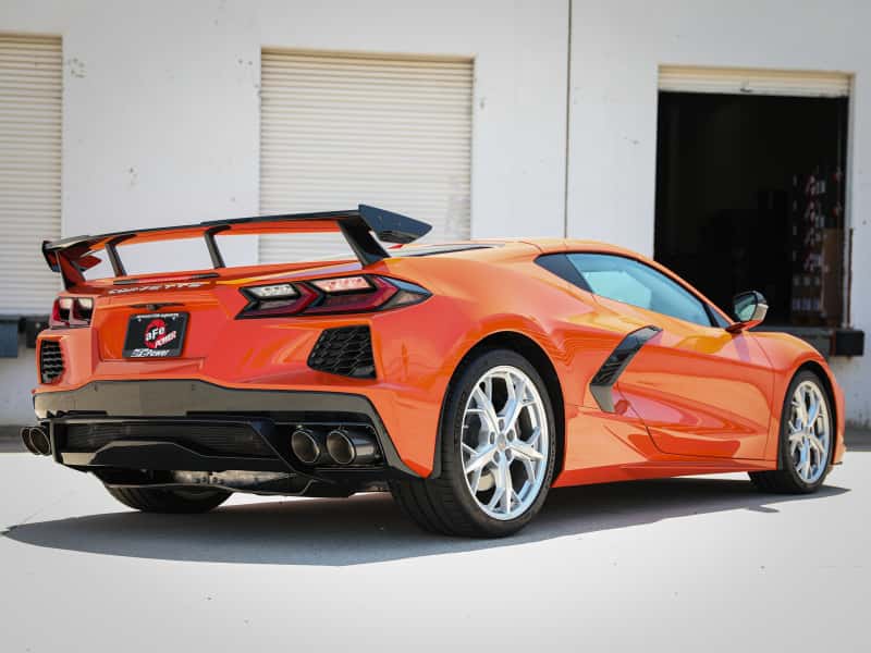 aFe — aFe MACH Force-Xp 3in to 2-1/2in 304SS Cat-Back 2020 Chevy Corvette (C8) 6.2L - Carbon Fiber Tip
Cat-Back Exhaust - view 5