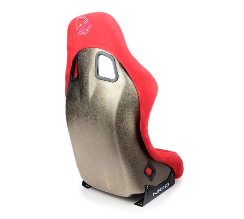 NRG — NRG FRP Bucket Seat ULTRA Edition - Medium (Red Alcantara/Pearlized Back) - view 4