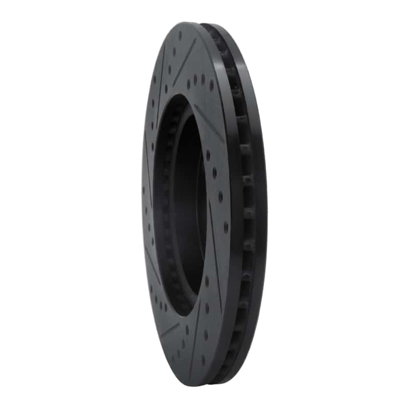 R1 Concepts — R1 07-14 Nissan Cube Front Right Drilled & Slotted Black Brake Rotor
R1 Brake Rotor Drill - view 4