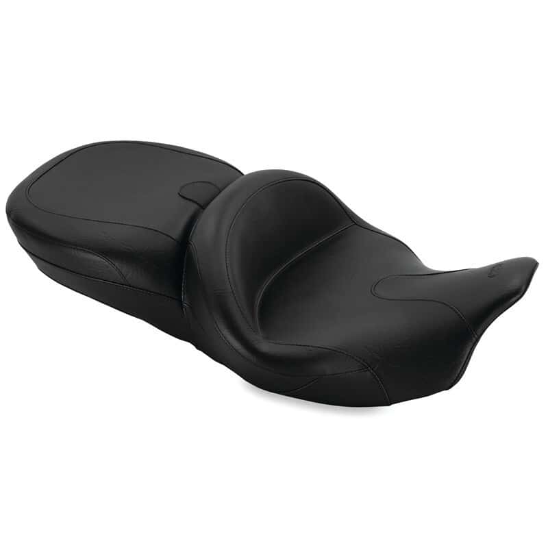 Mustang Motorcycle — Mustang 08-21 Harley Electra Glide,Rd Glide,Rd King,Str Glide Touring Summit 1PC Seat - Black - view 1
