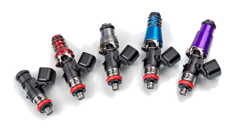 Injector Dynamics — Injector Dynamics 1700cc Injectors - 48mm Length - Mach Top to 11mm - S2000 Low Config (Set of 4) - view 2