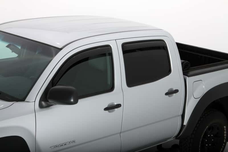 AVS — AVS 05-15 Toyota Tacoma Double Cab Ventvisor In-Channel Front & Rear Window Deflectors 4pc - Smoke
IN-CHANNEL VENTVISOR
Side Window Vent - view 2