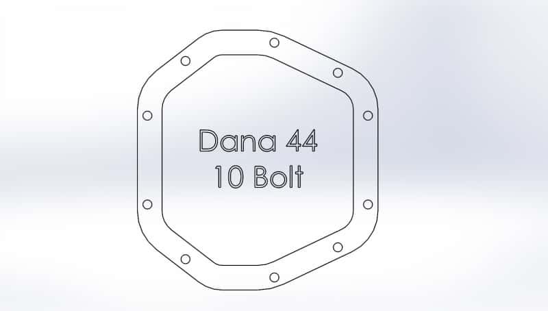 aFe — aFe 97-18 Jeep Wrangler TJ/JK Dana 44 Street Series Differential Cover w/ Machined Fins - Raw
Differential Cover - view 6