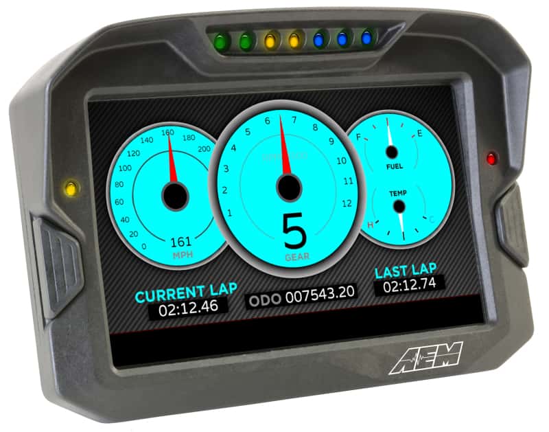 AEM — AEM CD-7 Logging GPS Enabled Race Dash Carbon Fiber Digital Display w/o VDM (CAN Input Only)
CD-7LG Carbon - view 8