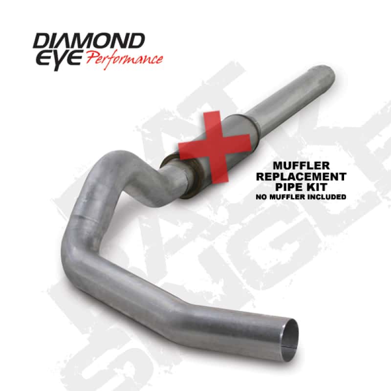 Diamond Eye Performance — Diamond Eye KIT 5in Catback MFLR RPLCMENT PIPE Single AL: 2004.5-2007.5 DODGE CUMMINS 600
KIT; 5in.; CB MRP SG - view 1