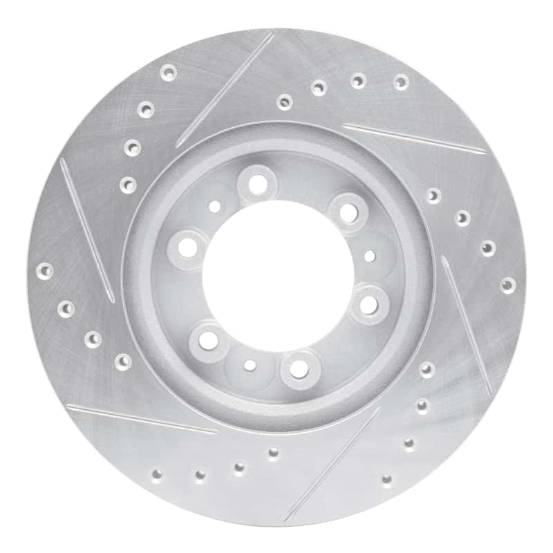 R1 Concepts — R1 92-02 Acura SLX Front Right Drilled & Slotted Silver Brake Rotor
R1 Brake Rotor Drill - view 5
