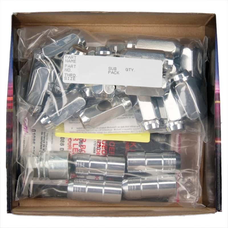 McGard — McGard 8 Lug Hex Install Kit w/Locks (Cone Seat Nut) M14X1.5 / 13/16 Hex / 1.945in. L - Chrome - view 6