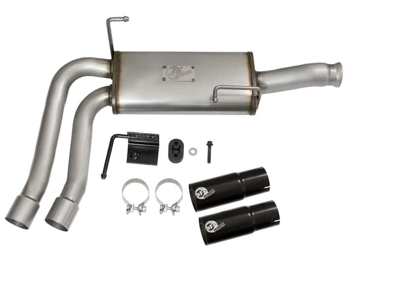 aFe — aFe Rebel Series CB Middle-Side Exit SS Exhaust w/ Black Tips 09-16 GM Silverado/Sierra V6/V8
Cat-Back Exhaust - view 7