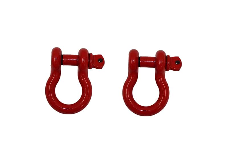 Fishbone Offroad — Fishbone Offroad D Ring 3/4In Red 2 Piece Set - view 2