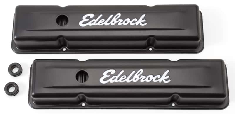 Edelbrock — Edelbrock Valve Cover Signature Series Chevrolet 1959-1986 262-400 CI V8 Low Black
CHROME/PRO-FLO - view 2