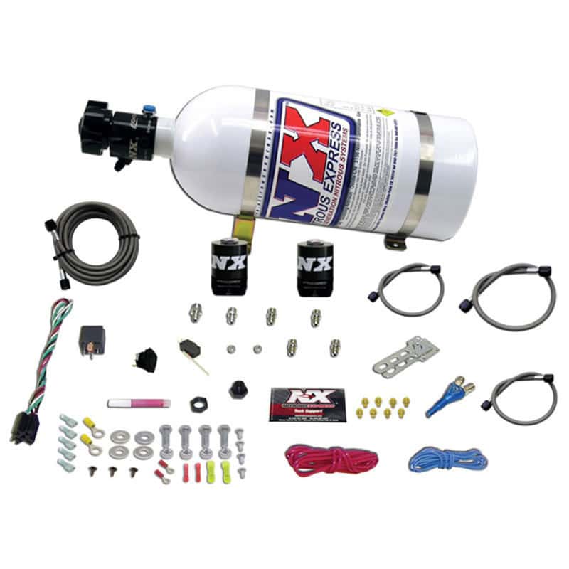 Nitrous Express — Nitrous Express GM EFI Race Single Nozzle Nitrous Kit (100-250HP) w/10lb Bottle
Injection System Kit
N2OSys - view 3