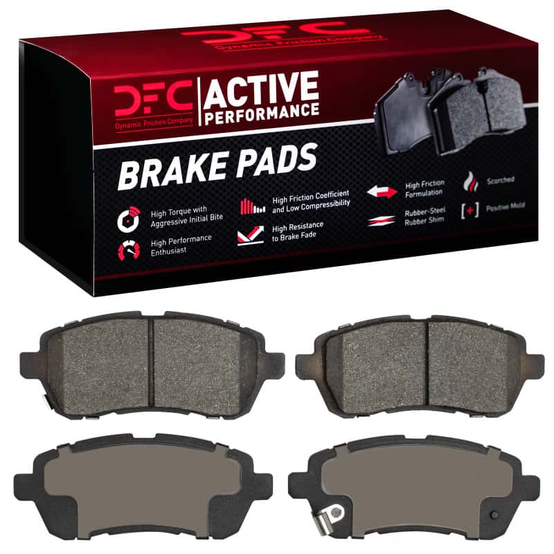 DFC — DFC 11-23 Ford Fiesta (USA/Canada) Front Active Performance Pads - Low Metallic
DFC Brake Pad Set - view 4