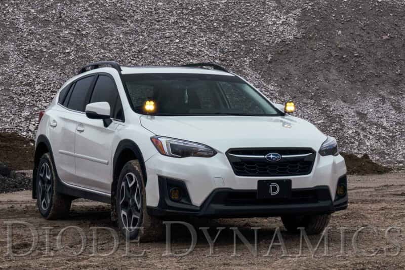 Diode Dynamics — Diode Dynamics 18-21 Subaru Crosstrek Stage Series 2in LED Ditch Light Kit - Sport Yellow Combo - view 5