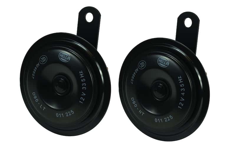 Hella — Hella Horn Kit Bx Blk Disc 92Mm 12V Univ - view 2