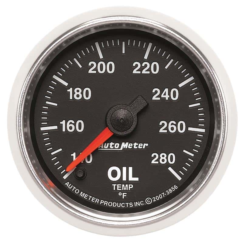 AutoMeter — Autometer GS Series 2-1/16in Oil Temperature Gauge 140-280 Degrees Electric Full Sweep
2-1/16" OIL TEMP, 14 - view 2