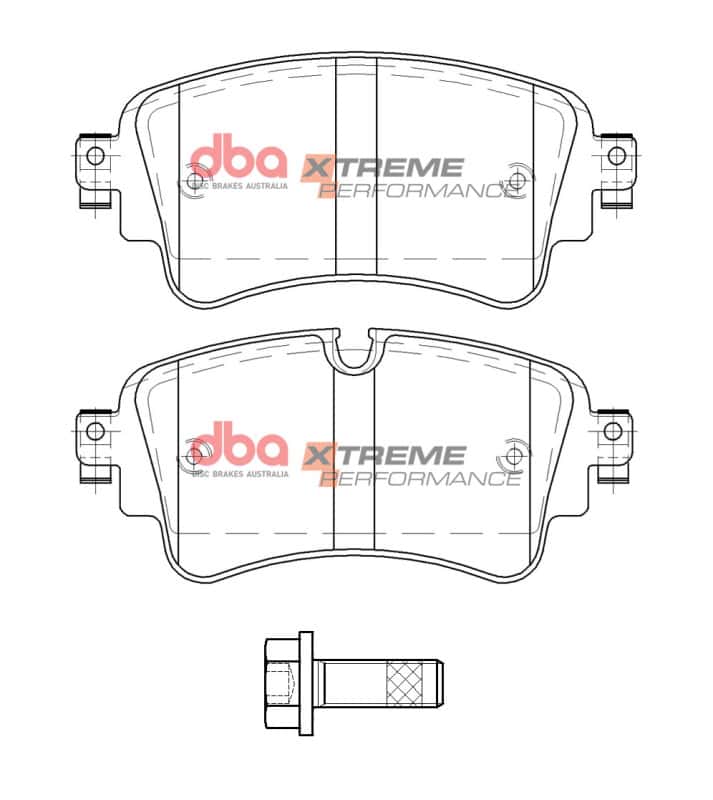 DBA — DBA 17-20 Audi A4 Rear XP Performance Brake Pads
Brake Pad - view 2
