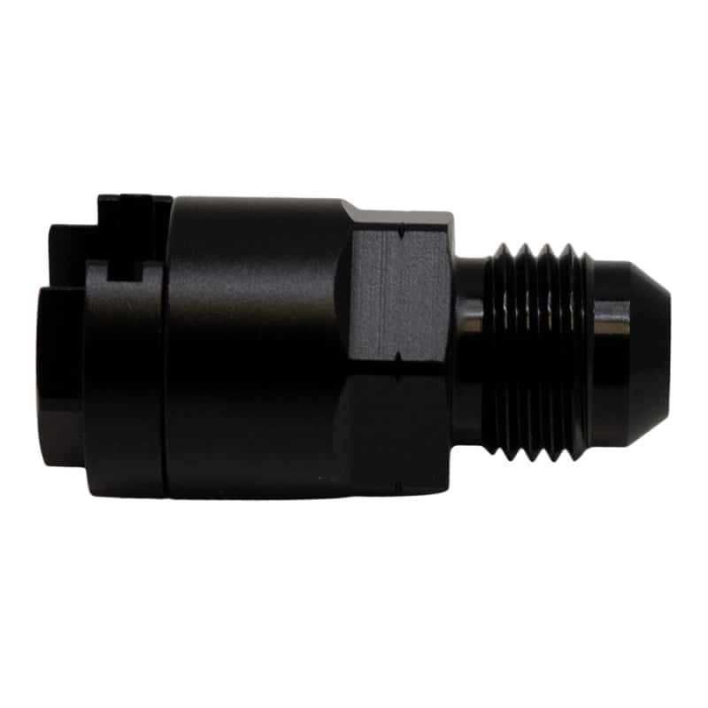 DeatschWerks — DeatschWerks 6AN Male Flare to 5/16in Female EFI Quick Connect Adapter - Anodized Matte Black
Lines & Fittings - view 1