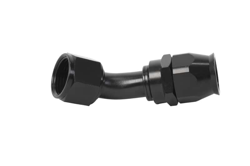 Aeromotive — Aeromotive PTFE Hose End - AN-12 - 45 Deg - Black Anodized
aer15360

Hose End - view 2