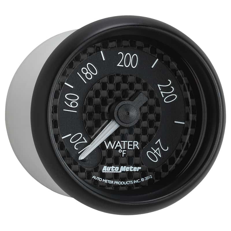 AutoMeter — Autometer GT Series 52mm Mechanical 120-240 Deg F Water Temperature Gauge
2-1/16" WATER TEMP, - view 11