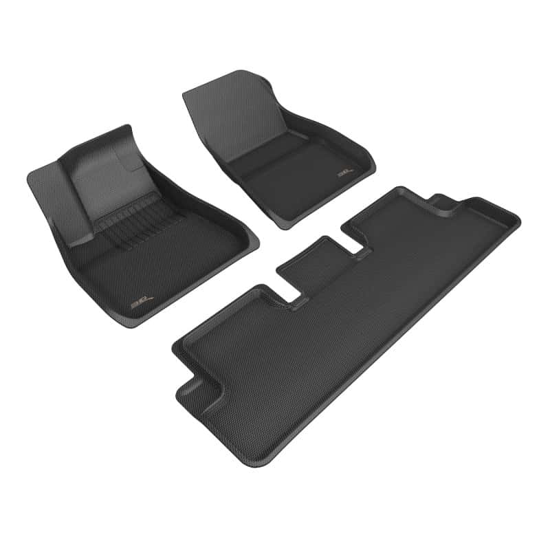 3D MAXpider — 3D MAXpider 20-22 Tesla Model 3 Kagu 1st & 2nd Row Floormats - Black
Floor Mat Set - view 1