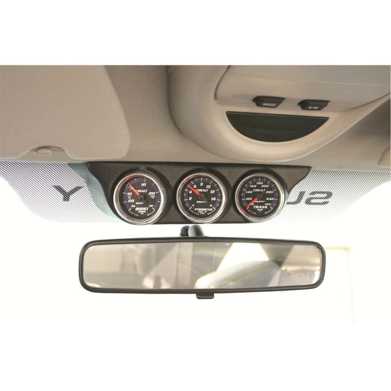AutoMeter — Autometer 99-07 Ford Super Duty / 03-07 Dodge Ram Black Triple Overhead Console Pod
2-1/16" 3-OVRHD CONS - view 1