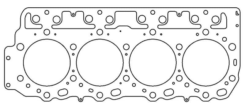Cometic Gasket — Cometic GM 6.6L Duramax Diesel 01-06 4.100 inch Bore .060 inch MLS-5 Left Head Gasket
Cylinder Head Gasket - view 1
