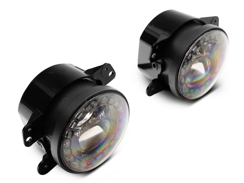 Raxiom — Raxiom 07-18 Jeep Wrangler JK 18-23 Jeep Wrangler JL Axial Series Nighthawk LED Fog Lights
Lights - view 1