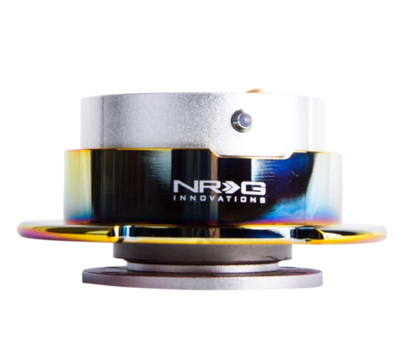 NRG — NRG Quick Release Gen 2.5 - Silver Body / Neochrome Ring - view 1