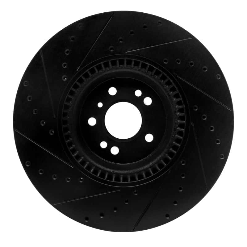 R1 Concepts — R1 07-09 Mercedes-Benz GL320 Front Right Drilled & Slotted Black Brake Rotor
R1 Brake Rotor Drill - view 5