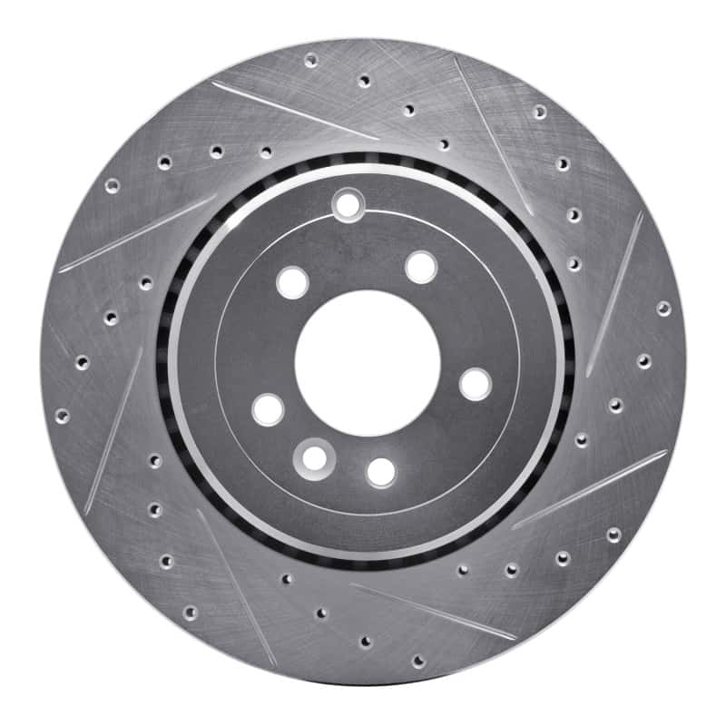 R1 Concepts — R1 10-13 Land Rover Range Rover Sport Rear Right Drilled & Slotted Silver Brake Rotor
R1 Brake Rotor Drill - view 1