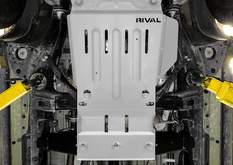 Rival 4x4 — Rival 2016-2023 Toyota Tacoma 3Gen 4WD Aluminum Transmission Transfer Case Skid Plate
Trns Case Skid Plate - view 2