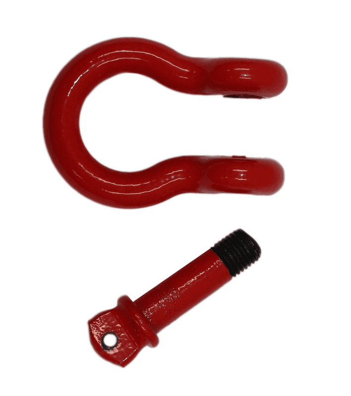 Fishbone Offroad — Fishbone Offroad D Ring 3/4In Red 2 Piece Set - view 4